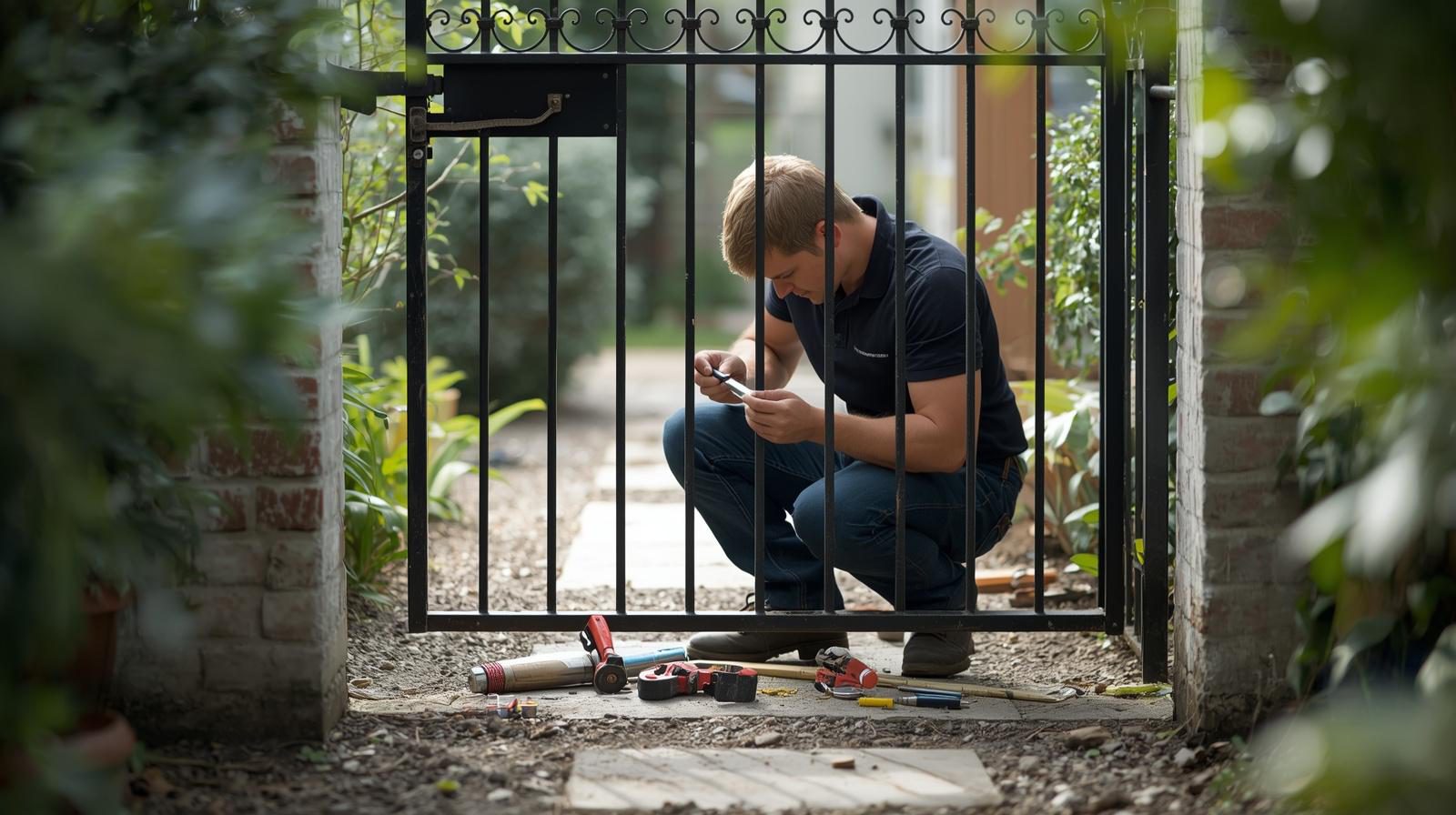 driveway gate repair Denison TX